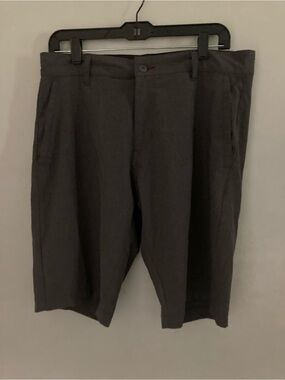 Men's Classic Dark Gray Casual Shorts